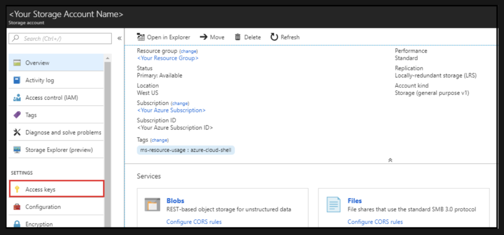 Terraform state blob storage to create AKS cluster using Terraform