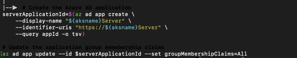 secure aks cluster at the deployment aad integration