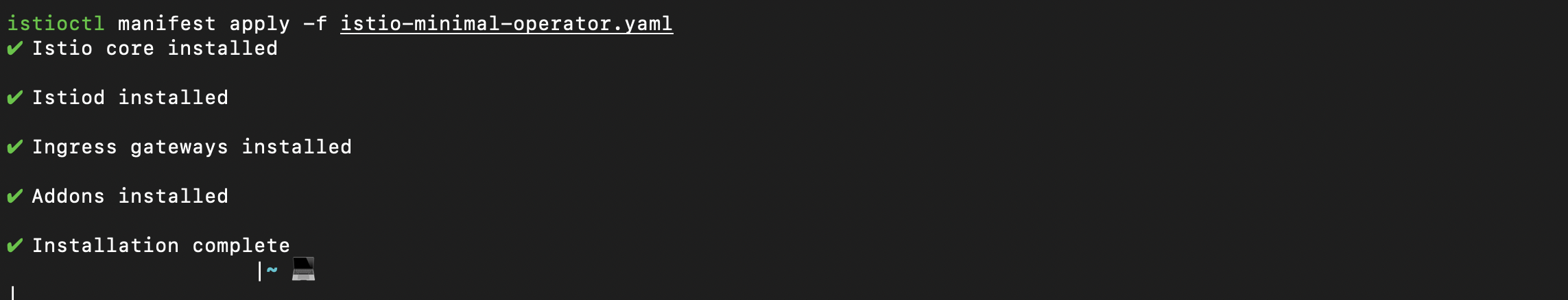 Deploying Serverless Services on Kubernetes using Knative: istio installation 
