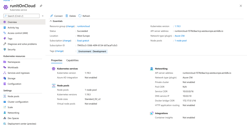 Save cloud cost with Kubernetes on Azure: AKS cluster 